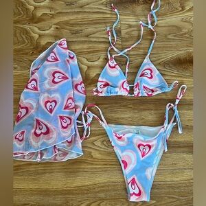 heart bikini